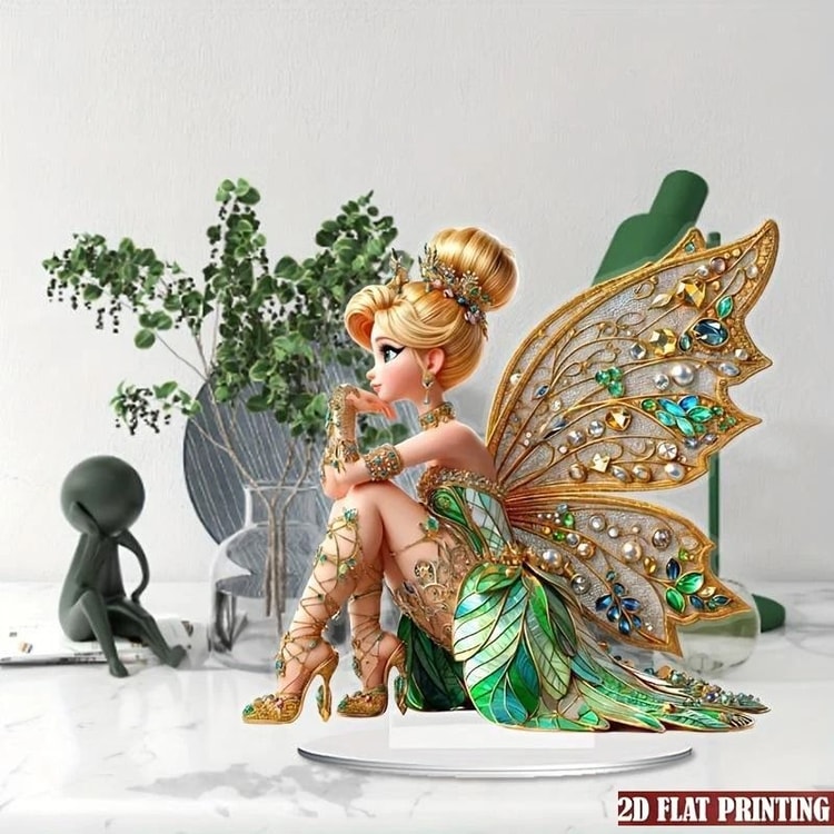 Flower Fairy Elf Acrylic Bedroom and Living Room Home Decoration