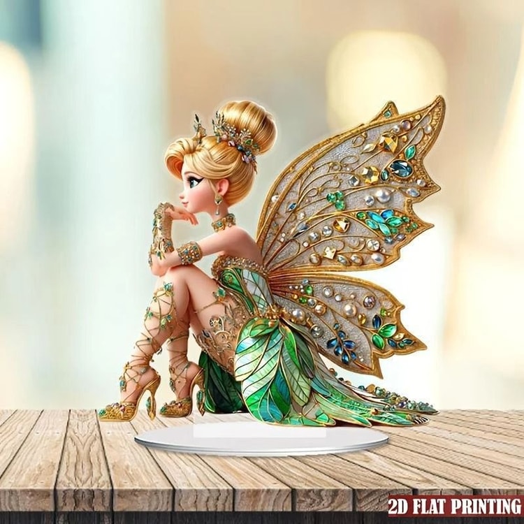 Flower Fairy Elf Acrylic Bedroom and Living Room Home Decoration