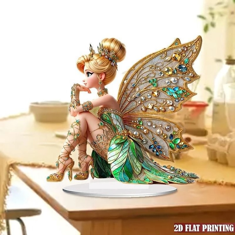 Flower Fairy Elf Acrylic Bedroom and Living Room Home Decoration
