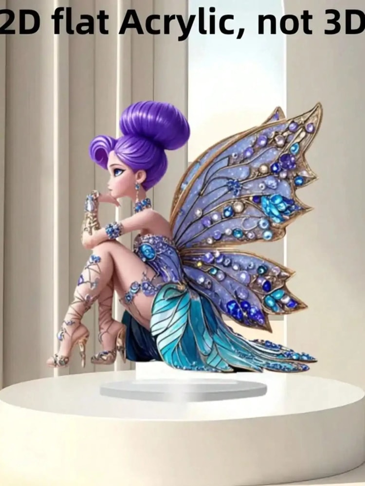 Flower Fairy Elf Acrylic Bedroom and Living Room Home Decoration