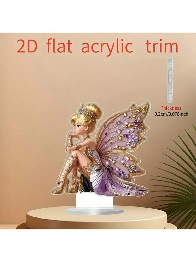 Flower Fairy Elf Acrylic Bedroom and Living Room Home Decoration
