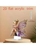 Flower Fairy Elf Acrylic Bedroom and Living Room Home Decoration