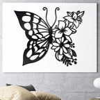 Elegant Metal Butterfly Wall Decor Modern Butterfly Wall Art for Bedroom Living Room and Home