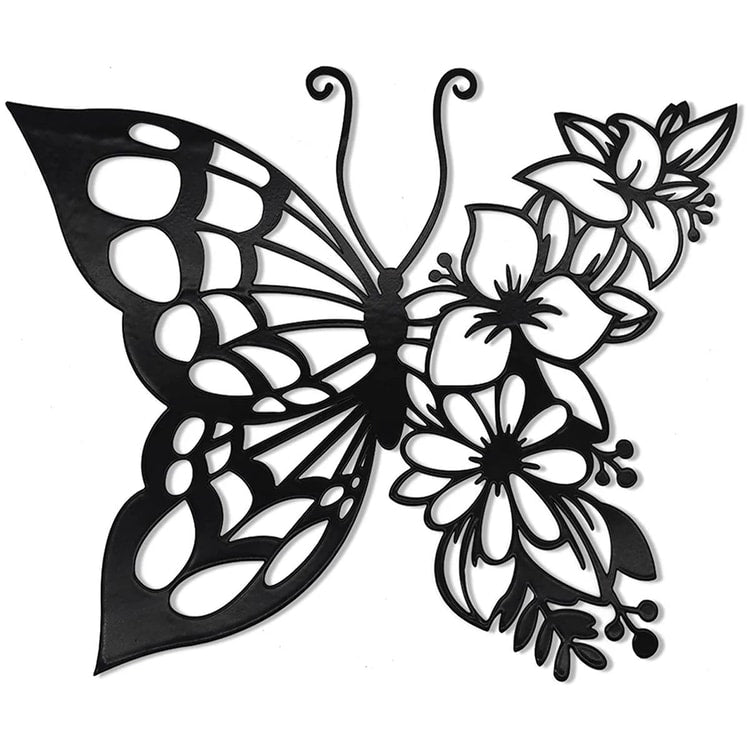 Elegant Metal Butterfly Wall Decor Modern Butterfly Wall Art for Bedroom Living Room and Home