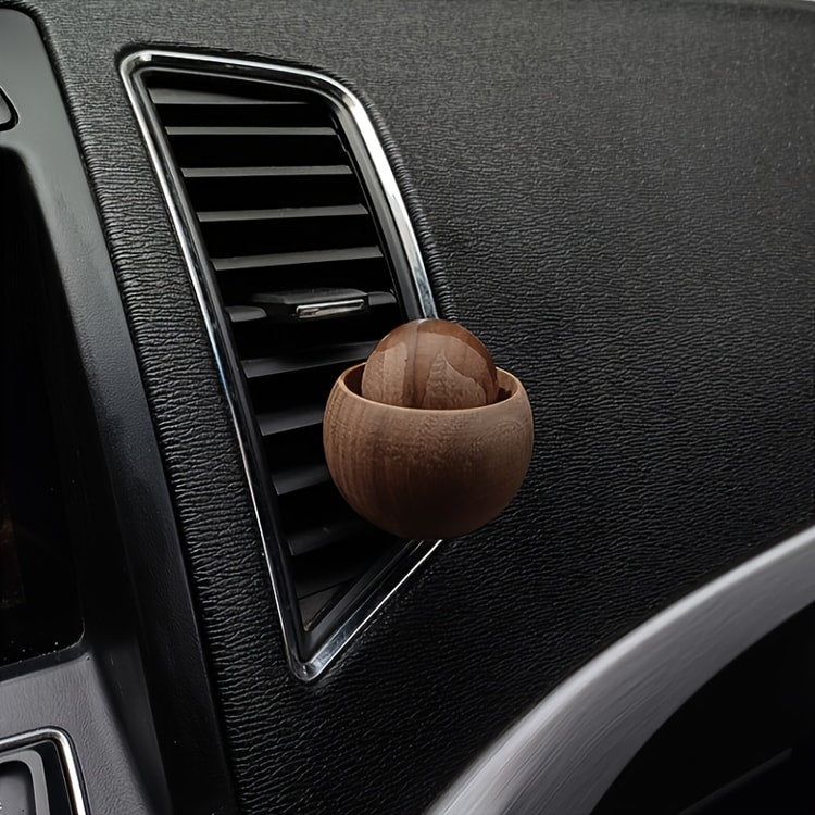 Natural Wooden Essential Oil Diffuser for Car and Home Mini Cute Fragrance Diffuser for Bedroom Living Room