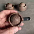 Natural Wooden Essential Oil Diffuser for Car and Home Mini Cute Fragrance Diffuser for Bedroom Living Room