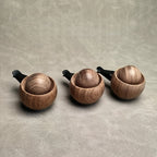 Natural Wooden Essential Oil Diffuser for Car and Home Mini Cute Fragrance Diffuser for Bedroom Living Room