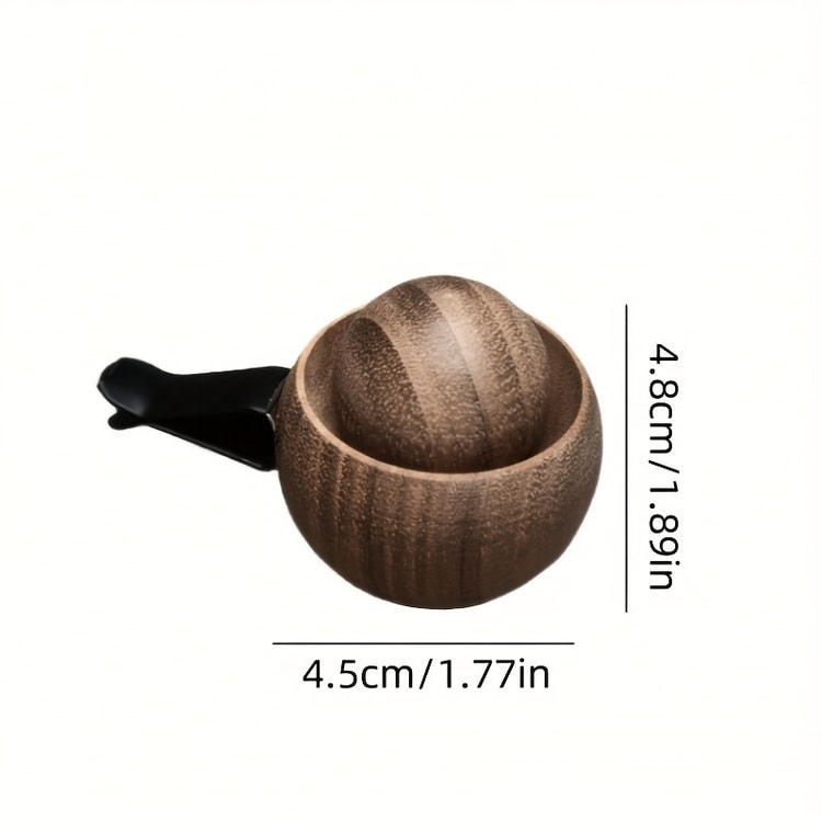 Natural Wooden Essential Oil Diffuser for Car and Home Mini Cute Fragrance Diffuser for Bedroom Living Room