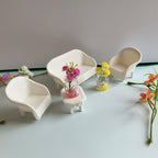 Dollhouse Coffee Table and Chair Decoration Sets Ideal for Kitchens Bedrooms and Miniature Home Decor