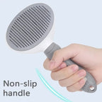 Self Cleaning Pet Brush for Dogs and Cats Gentle Deshedding Grooming Comb