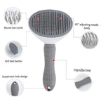 Self Cleaning Pet Brush for Dogs and Cats Gentle Deshedding Grooming Comb