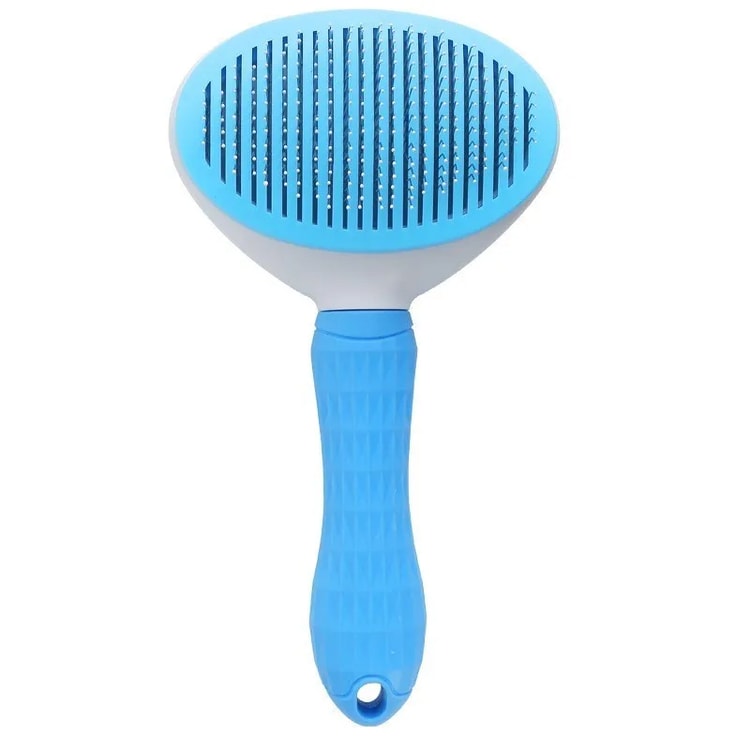 Self Cleaning Pet Brush for Dogs and Cats Gentle Deshedding Grooming Comb