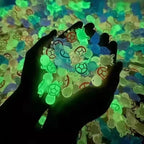 Mini Luminous Turtle Ornaments Set for Home Decor and Kids Toys