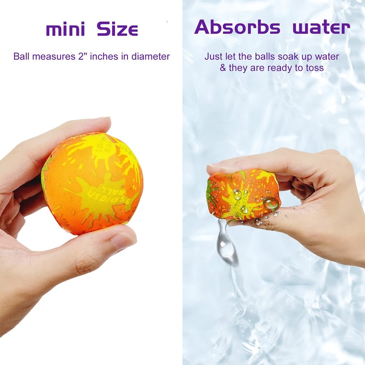 Reusable Water Splash Balls Set for Kids Pool Toys and Summer Water Fun