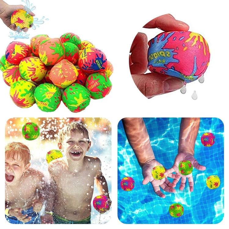 Reusable Water Splash Balls Set for Kids Pool Toys and Summer Water Fun