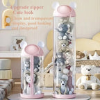 Household Storage Box for Toys Transparent Toy Storage Bucket for Kids and Dolls