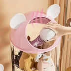 Household Storage Box for Toys Transparent Toy Storage Bucket for Kids and Dolls