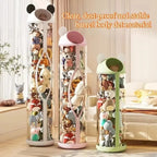 Household Storage Box for Toys Transparent Toy Storage Bucket for Kids and Dolls