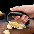 Stainless Steel Garlic Press Crusher Manual Mincer for Chopping Garlic Fruits and Vegetables Essential Kitchen Gadget