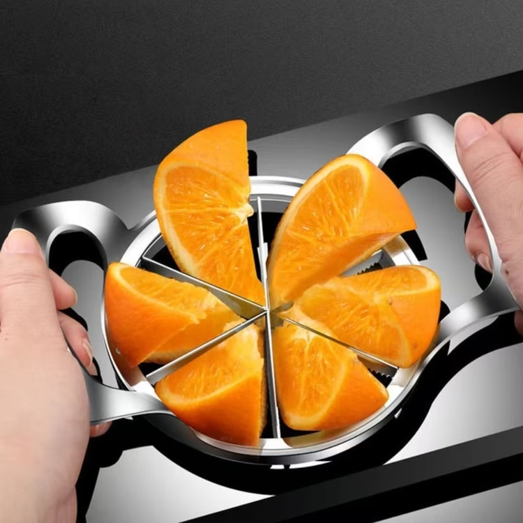 Kitchen Gadgets Stainless Steel Apple Cutter Vegetable Fruit Slicer Corer Divider with Comfort Handle Essential Tools