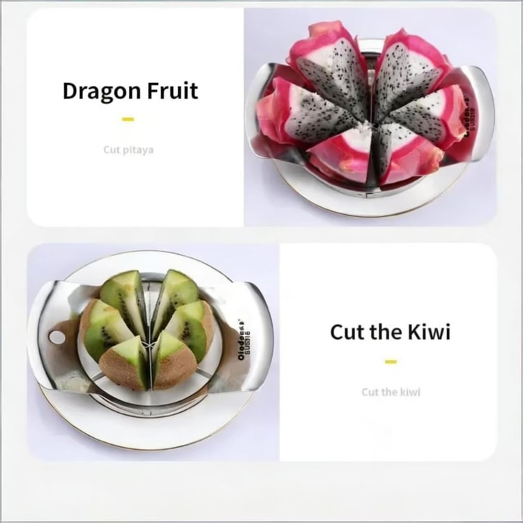 Kitchen Gadgets Stainless Steel Apple Cutter Vegetable Fruit Slicer Corer Divider with Comfort Handle Essential Tools