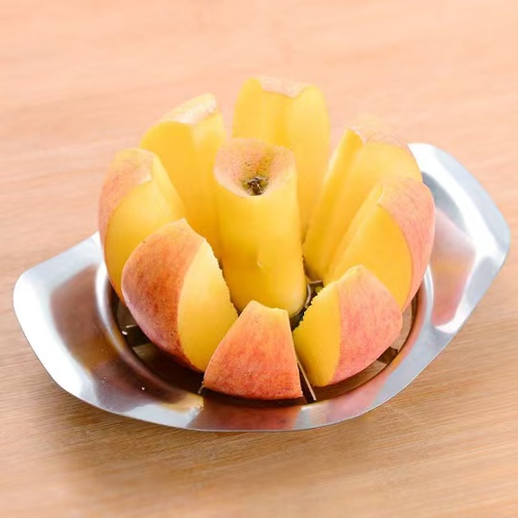 Kitchen Gadgets Stainless Steel Apple Cutter Vegetable Fruit Slicer Corer Divider with Comfort Handle Essential Tools