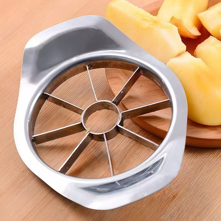 Kitchen Gadgets Stainless Steel Apple Cutter Vegetable Fruit Slicer Corer Divider with Comfort Handle Essential Tools