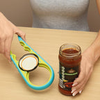 Jar and Bottle Opener Four Size Adjustable Lid Grip Kitchen Tool for Jars Bottles and Containers