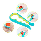 Jar and Bottle Opener Four Size Adjustable Lid Grip Kitchen Tool for Jars Bottles and Containers